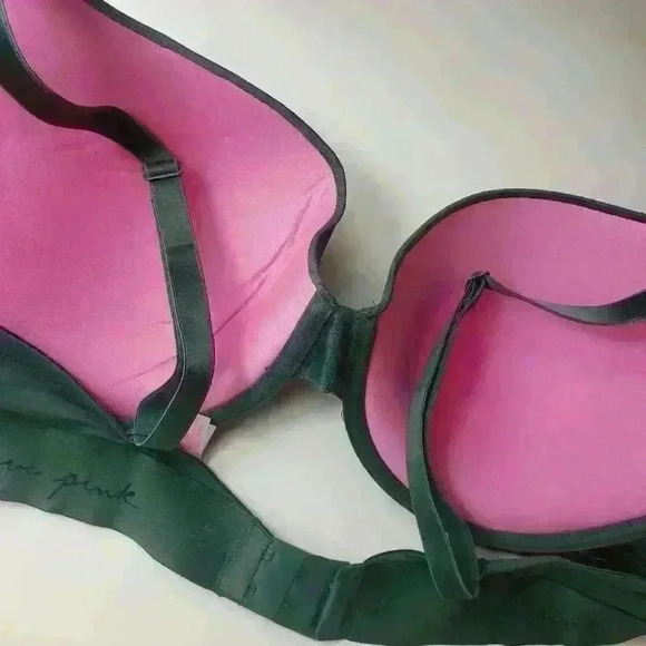 NWT Victoria's Secret PINK Green Push-up Bra Size 38D - Picture 5 of 11